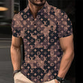 Men's Summer Fashion Printed Polo Shirts 3D1024051711