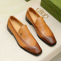 Classic casual men's leather shoes PT1023092224