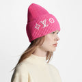 New fashionable and versatile letter hat knitted yarn hat 1024092901