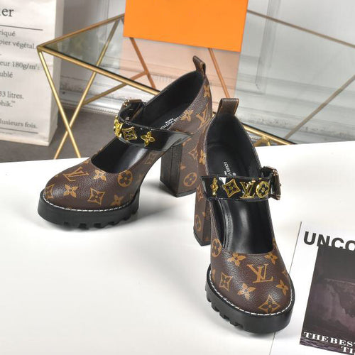 23 New Ladies Fashion Platform Sandals Chunky Heel High Heels XC04071202