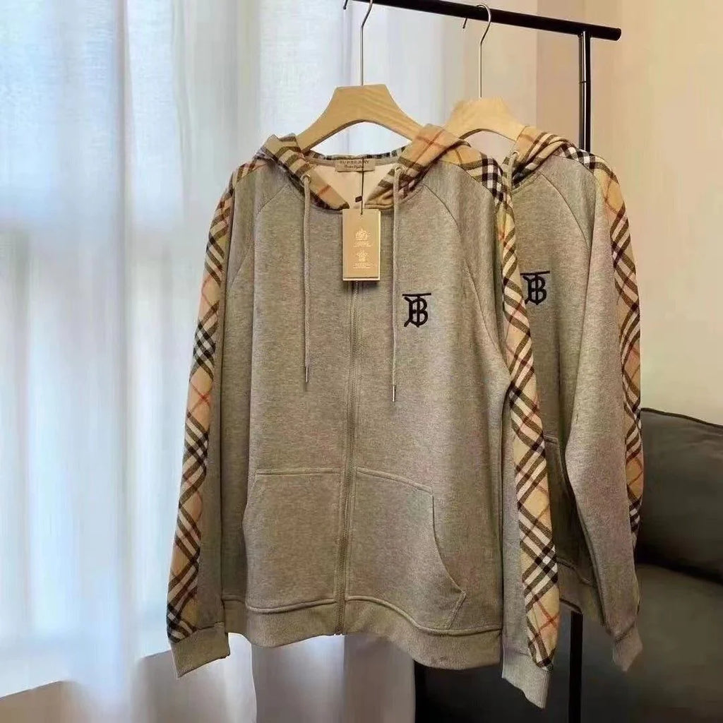 Long Sleeve Hooded Zip Cardigan Jacket 0823122601