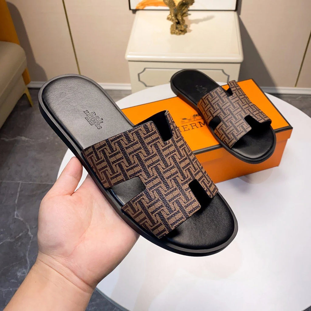 New fashion men's printed casual sandals 1024052009