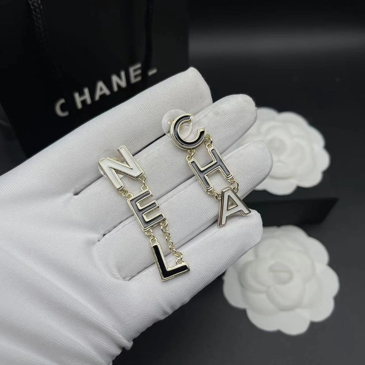 Fashionable Tassel Full Diamond Earrings 1024010313