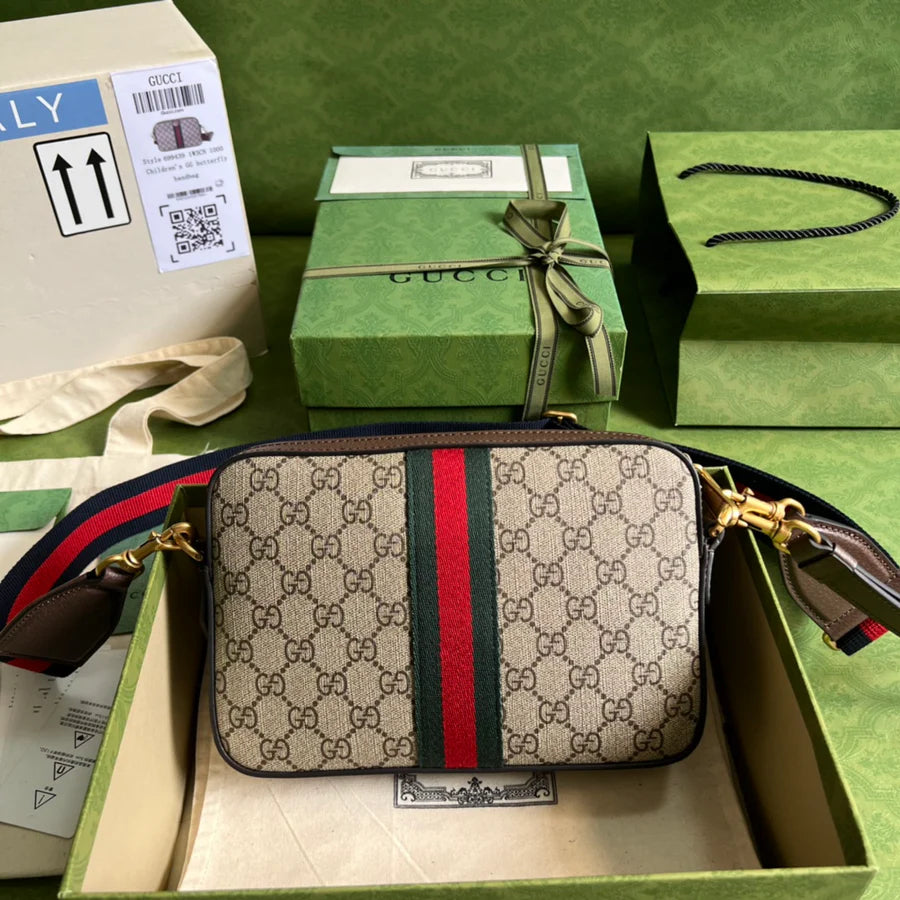 2024 New Retro Print Postman Single Room Fashion Crossbody Backpack PD0424041904