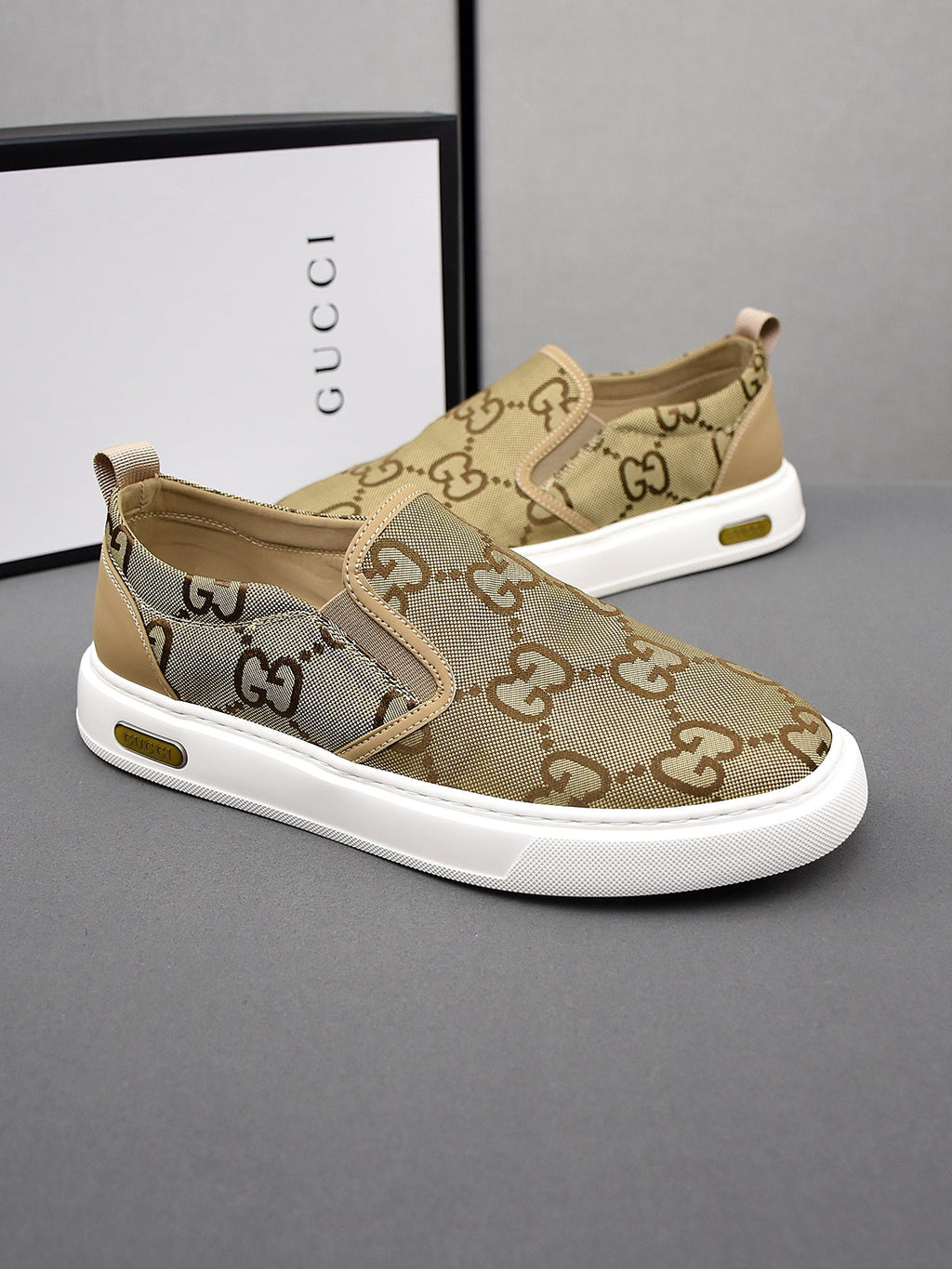 New Classic G Logo Canvas Casual Fashion Slip-on Shoes XC0424040801