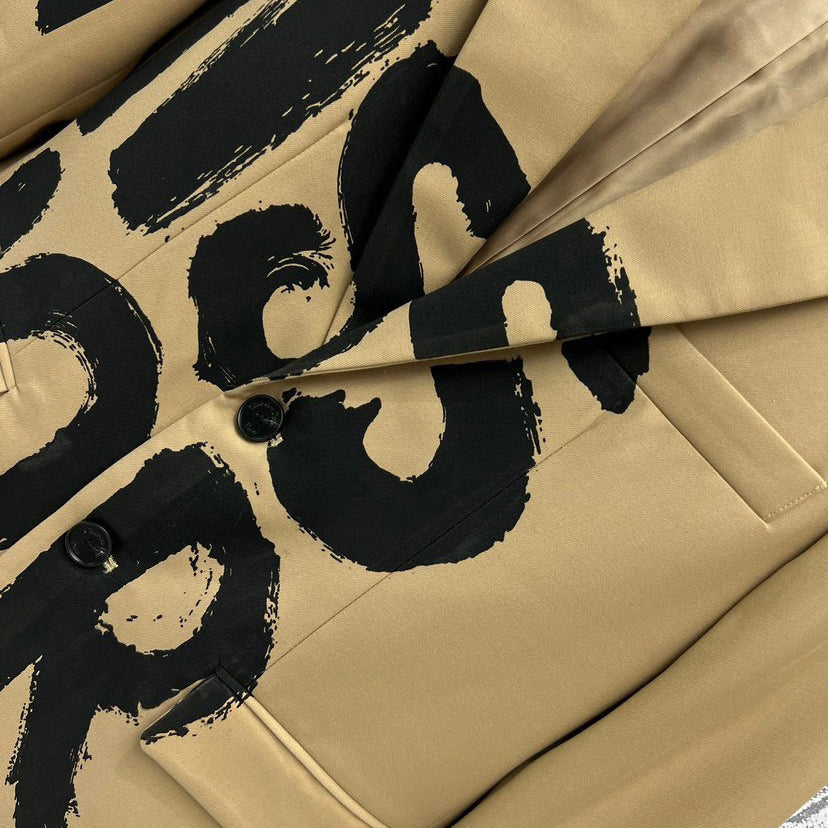 New fashion graffiti suit jacket 1024101220