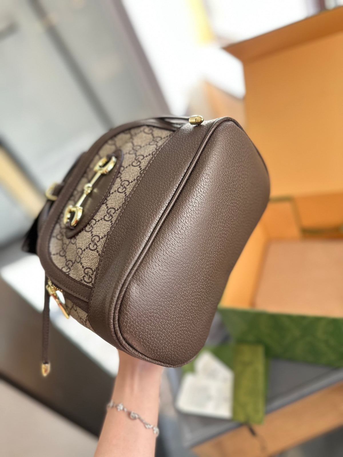 G pattern backpack 0424052811