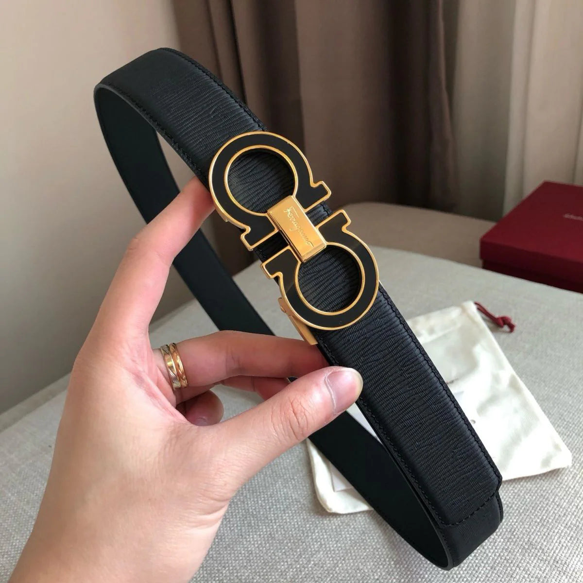 New men's automatic buckle business casual 3.5cm belt 1025062501