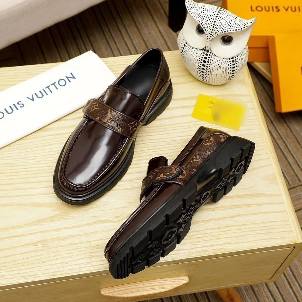 Casual Men's Leather Shoes Leather Loafers 1024032107