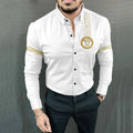 New Fashion Printed Long sleeved Shirt 102312709
