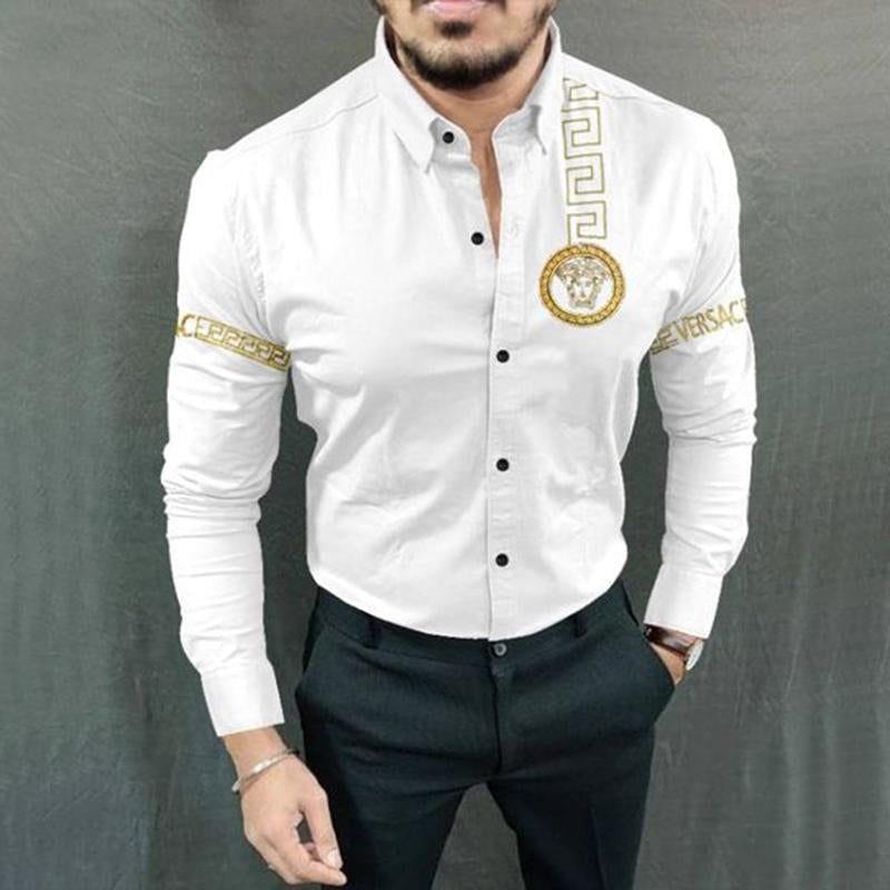New Fashion Printed Long sleeved Shirt 102312709