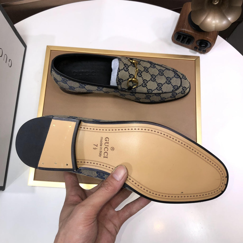 G-print premium casual loafers