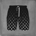 Fashion printed trendy shorts 3D10060807