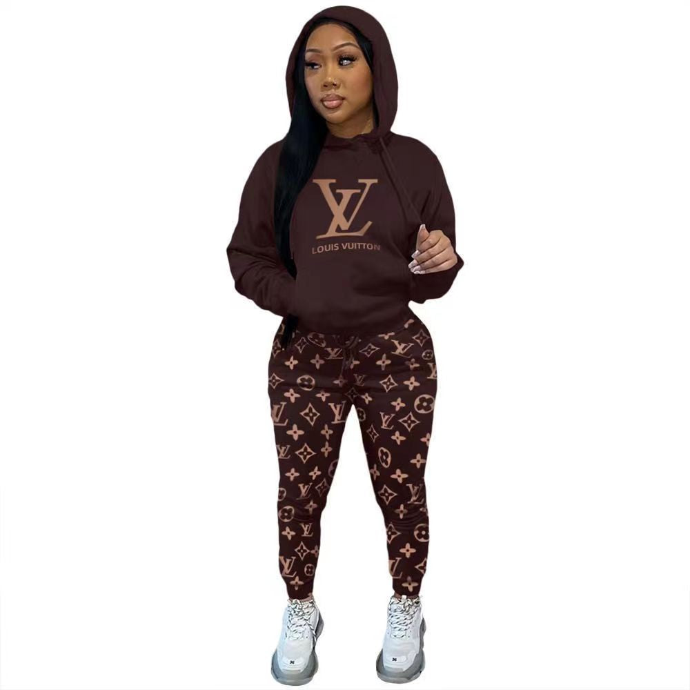 23 New fashion Women's color sports suit 08