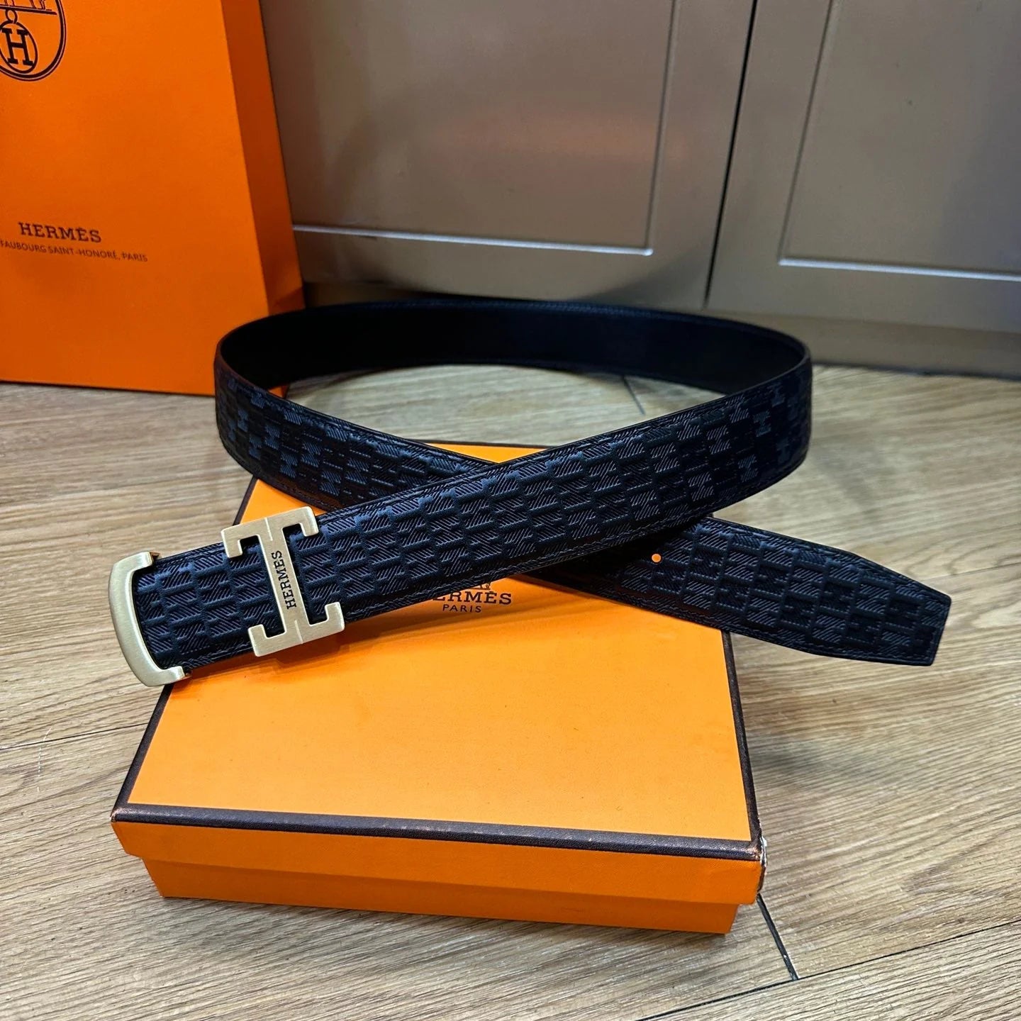 HS Luxury Genuine Leather Men’s Belt 1025010813