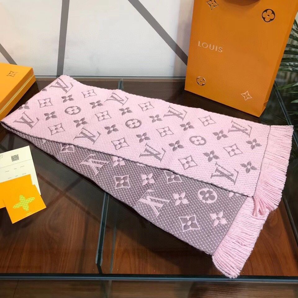 Wool silk scarf thickened warm shawl high-end packaging dual-purpose gold silk