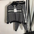 Fashion new knitted sweater two piece set PD01070715