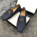 Blue Mocassin Slip On Loafer G15