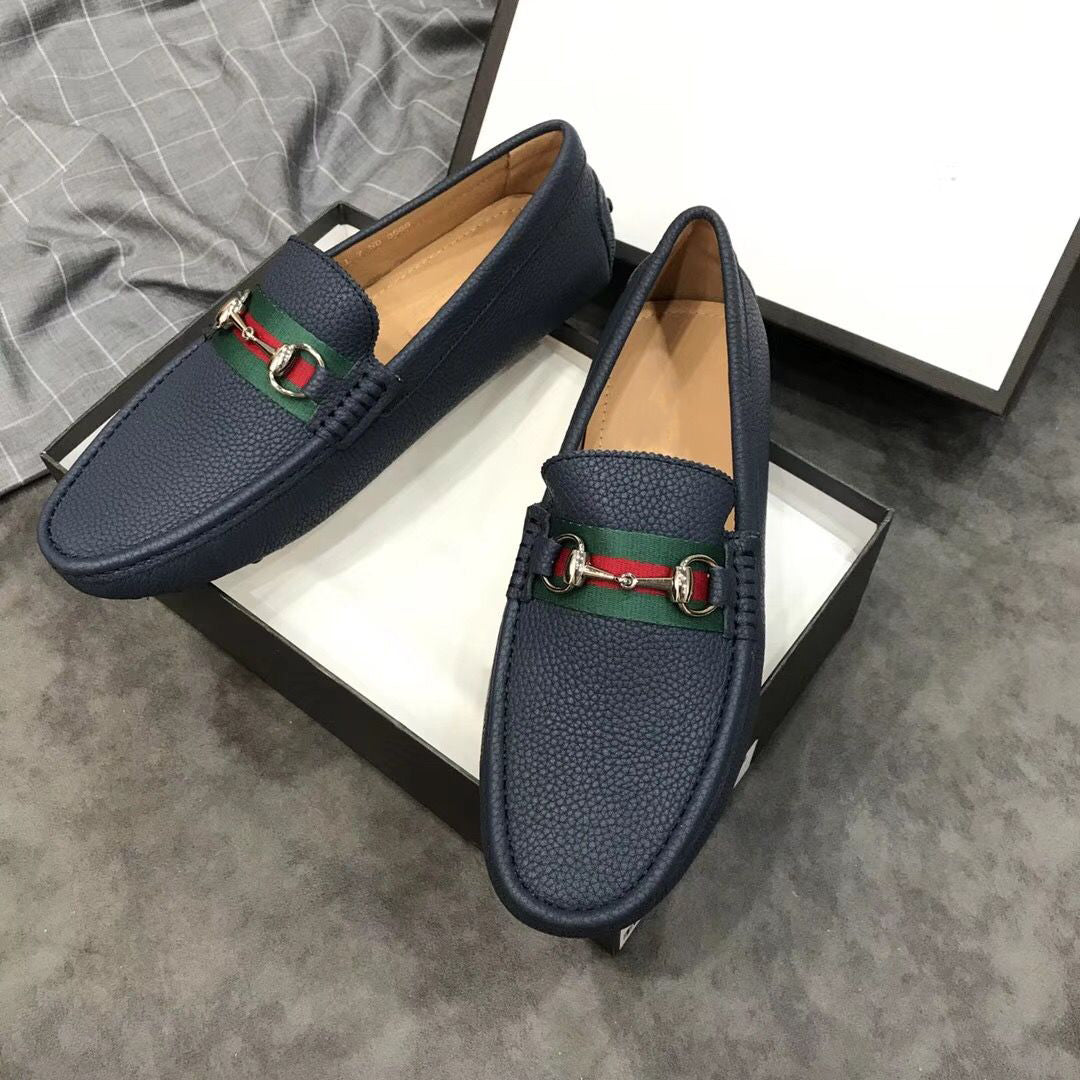 Blue Mocassin Slip On Loafer G15