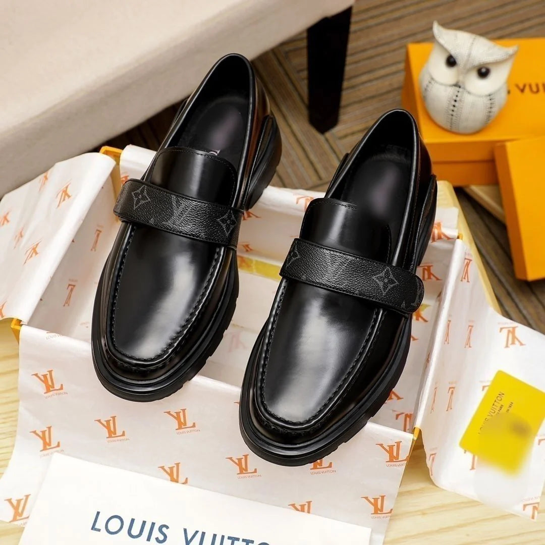 Casual Men's Leather Shoes Leather Loafers 1024032107