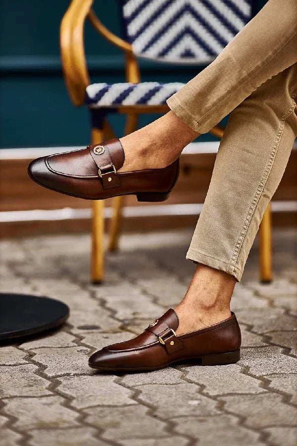 Sturgis Brown Penny Loafers