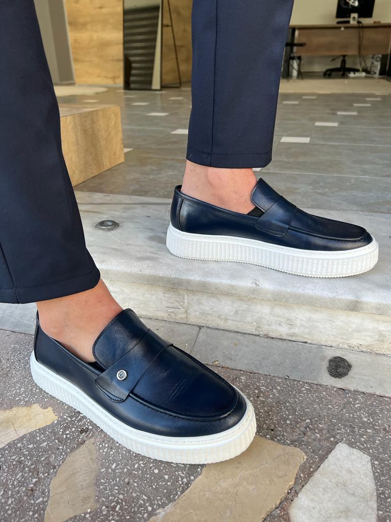 Tampa Rock Navy Blue Shoes Men