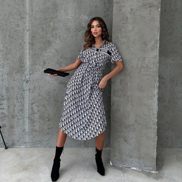 New Fashion D Logo fashion Women's Dress PD052024081906