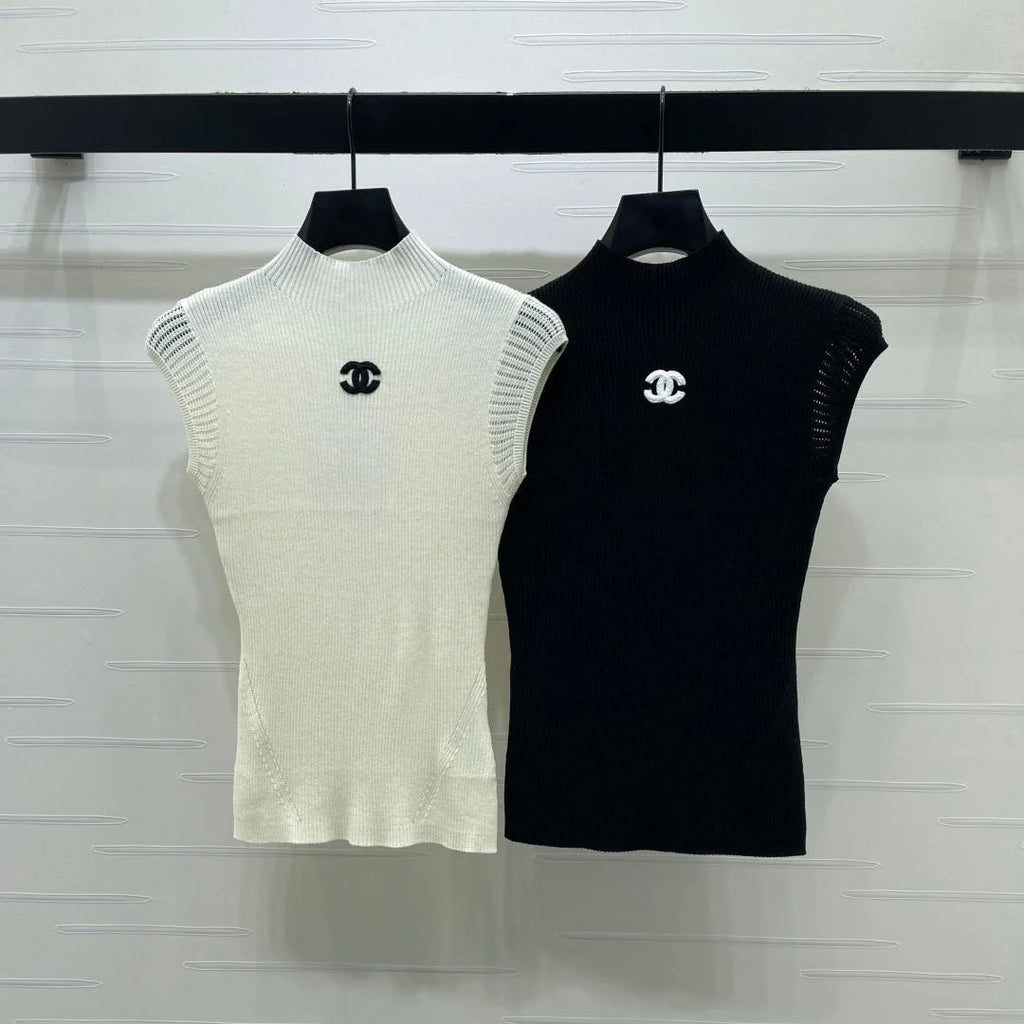 CC Ribbed Knit Tank Top Wool 406422