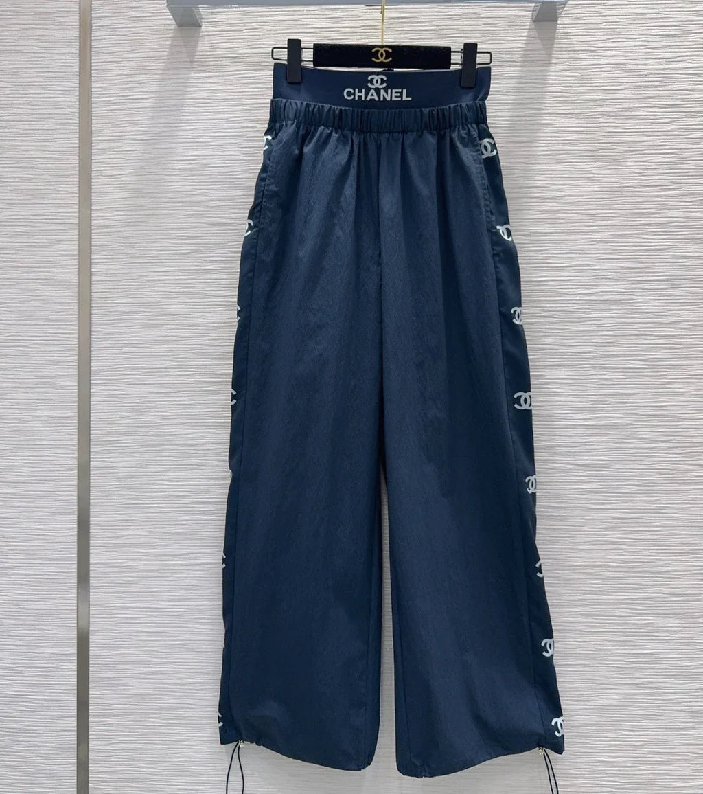 CHA 2026 Wide-leg Trouser With Waistband Cotton Nylon 827713