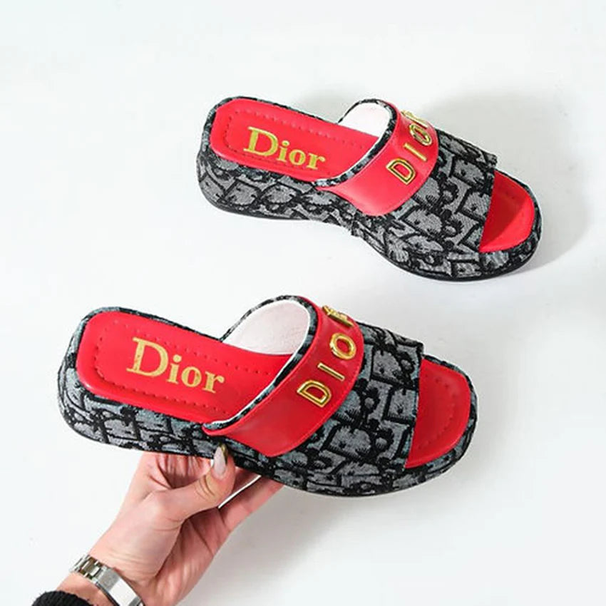Classic vintage thick sole sandals 1024061829