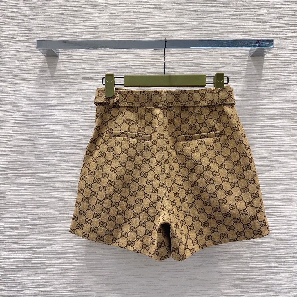 25 Ladies New Double G Jacquard Shorts PD0425031402