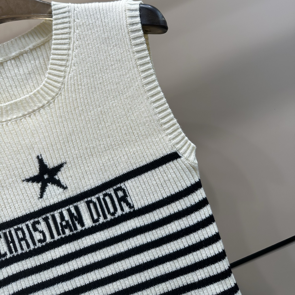 New Fashion D Logo Handmade Women's topXC052025062004