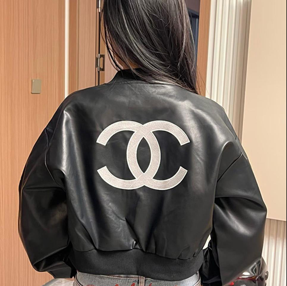 CHA Luxury Short Leather Jacket PD1026081506