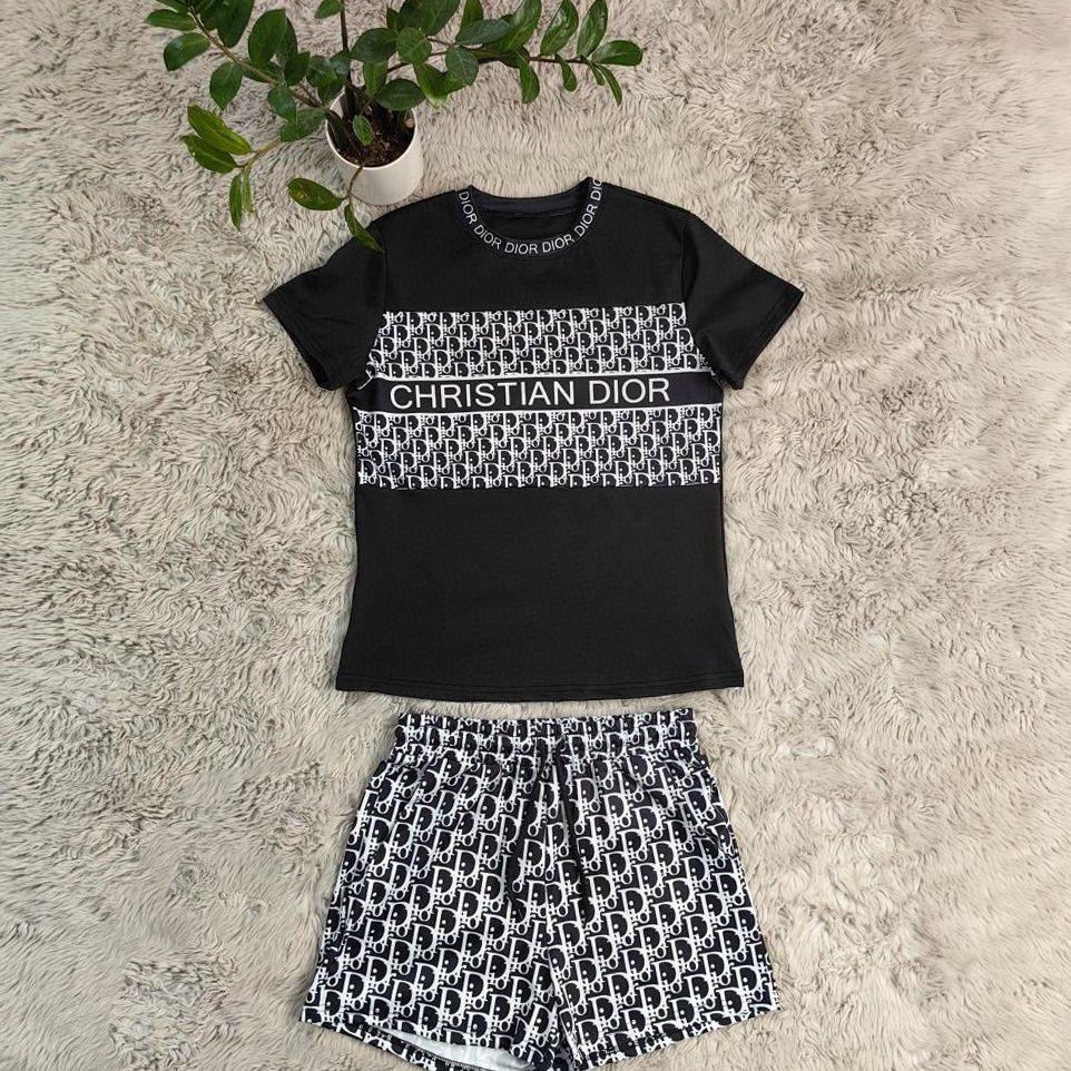 Fashion Casual Short Sleeve Top Shorts Temperament Suit 1024062112