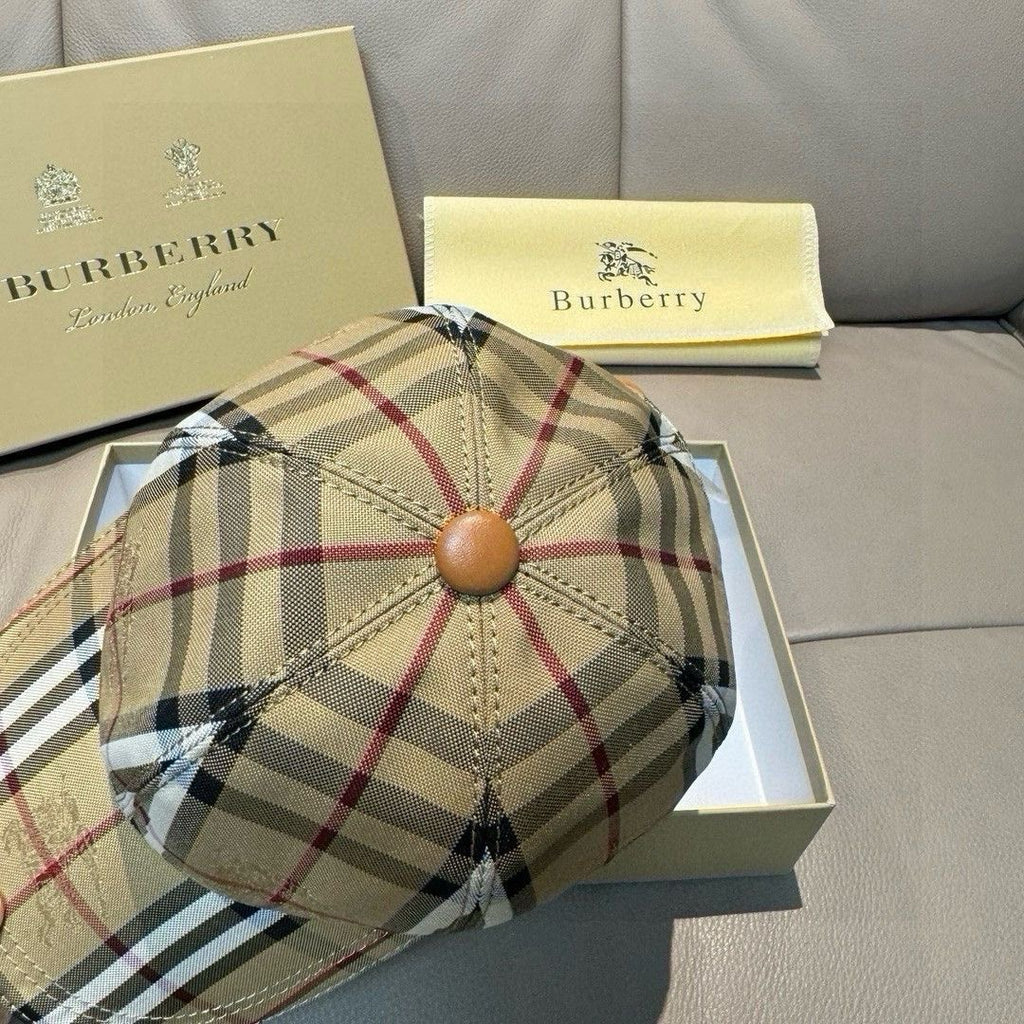 New Fashion Plaid War Horse Baseball Cap PD0425070202
