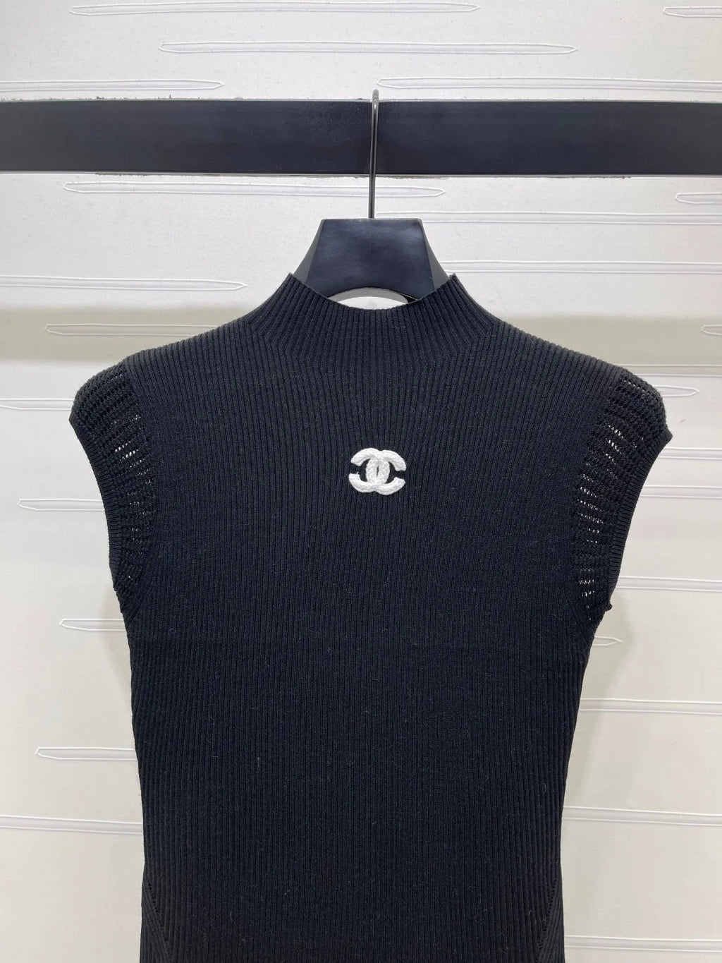 CC Ribbed Knit Tank Top Wool 406422