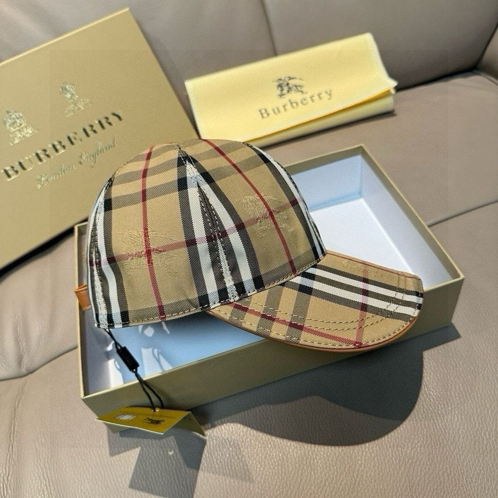 New Fashion Plaid War Horse Baseball Cap PD0425070202