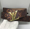 Men's belt high-grade letter leather business belt 1026011208