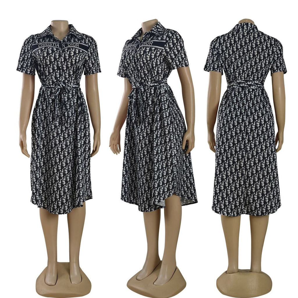New Fashion D Logo fashion Women's Dress PD052024081906