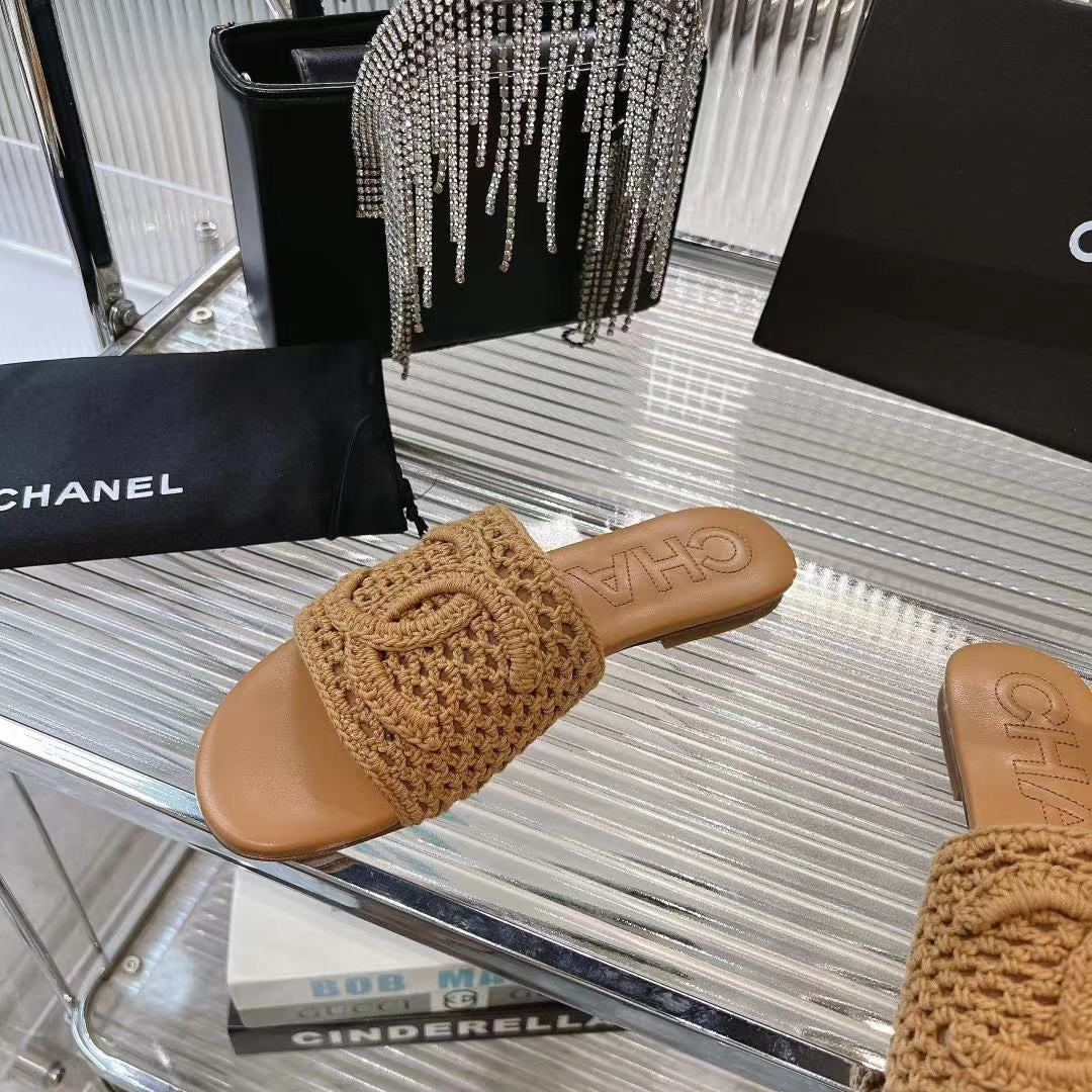 CHA Summer Woven Flat Sandals XC0426060803