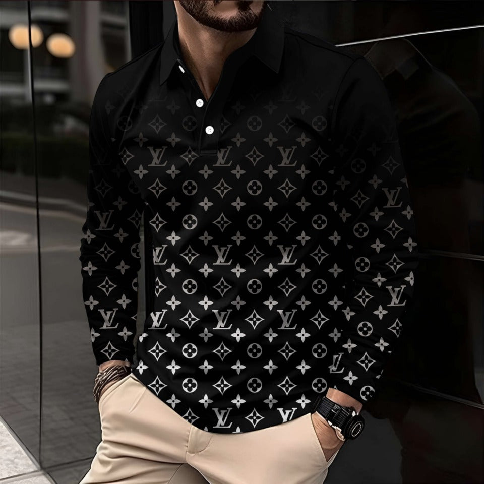Premium V Polo Long Sleeve 3D0425101701