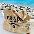 P Raffia Bag Handbag Beach Bag for Summer 0426050907