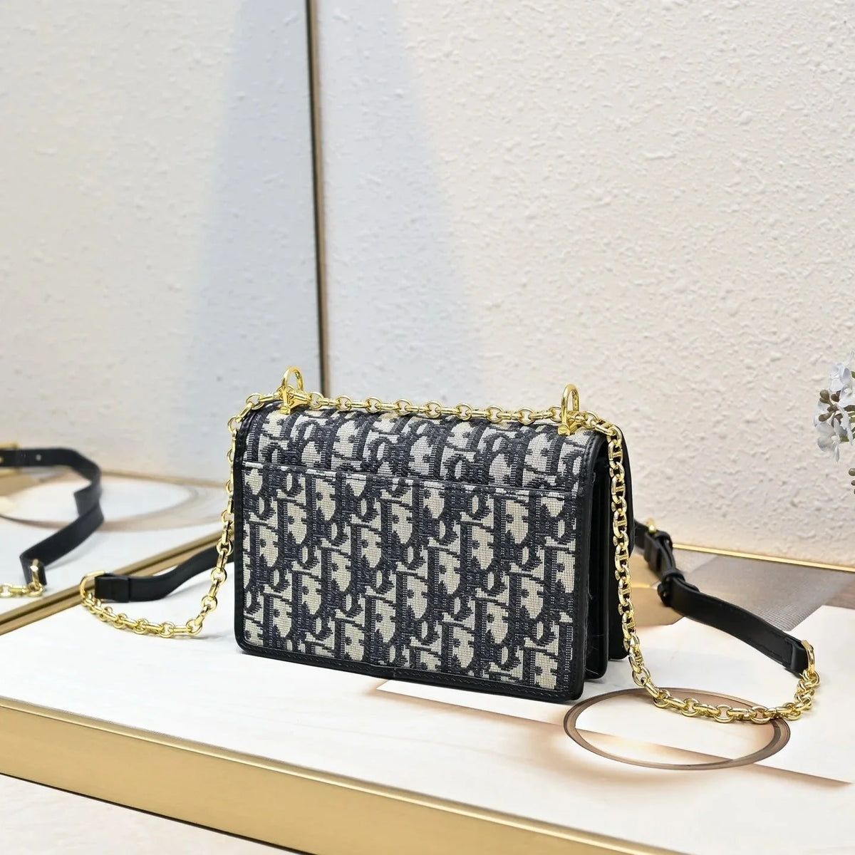 CD 2026 Miss Caro Mini Bag 18cm Fabric Leather