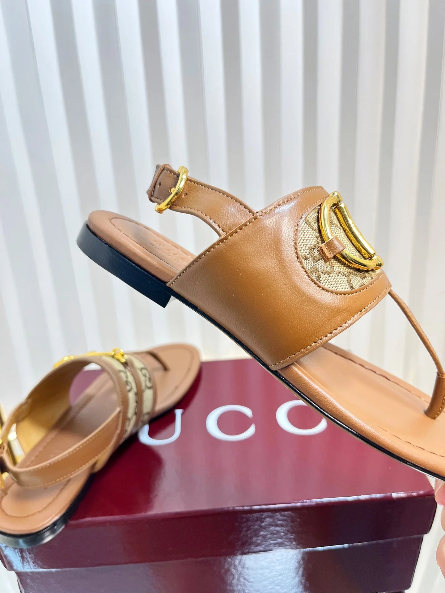 New “Big D” Horsebit Slippers 1026070216