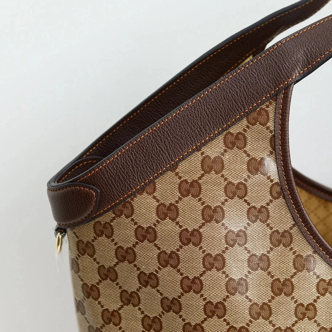 GG  2026 Giglio Shoulder Bag 60cm Brown Green Red Calfskin