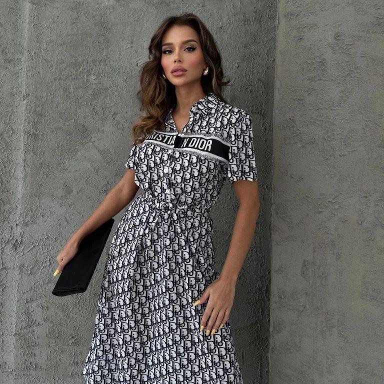 New Fashion D Logo fashion Women's Dress PD052024081906