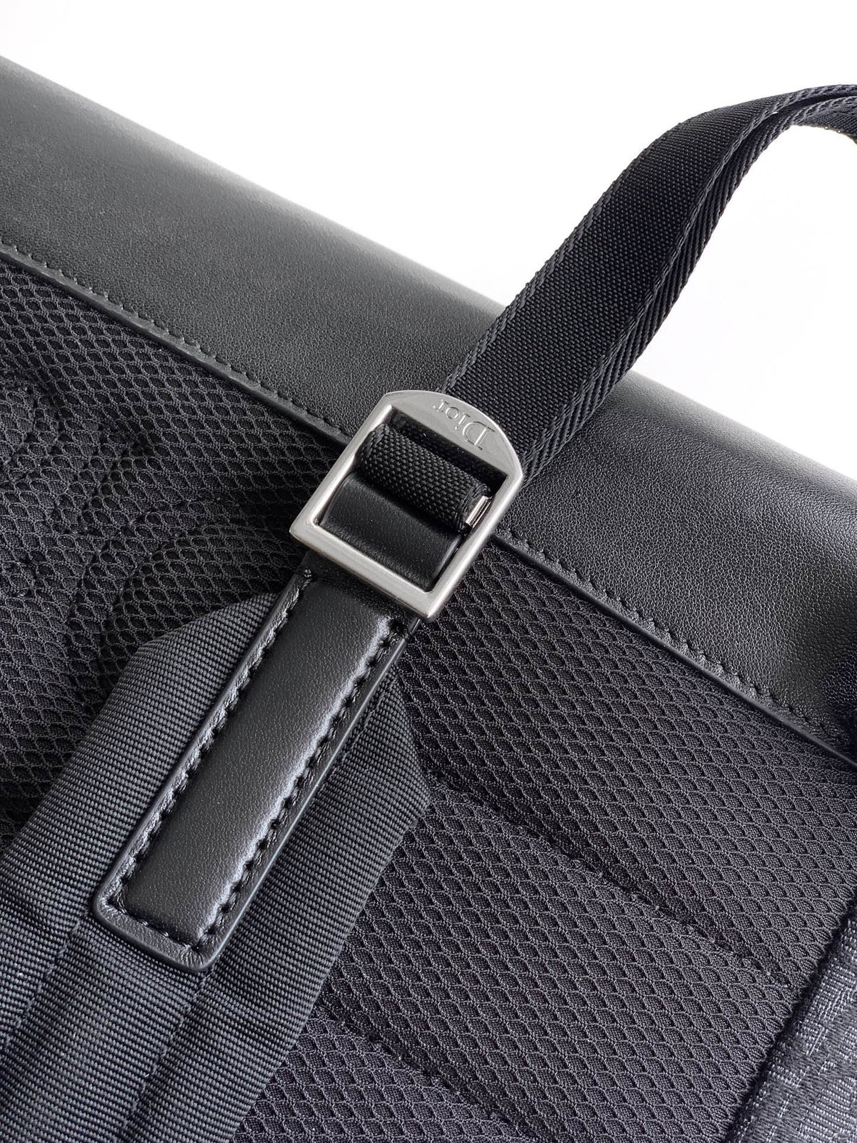 CD 2026 Jett Backpack With Flap 42cm Black Fabric Leather