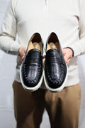 Wilson Black Penny Loafers