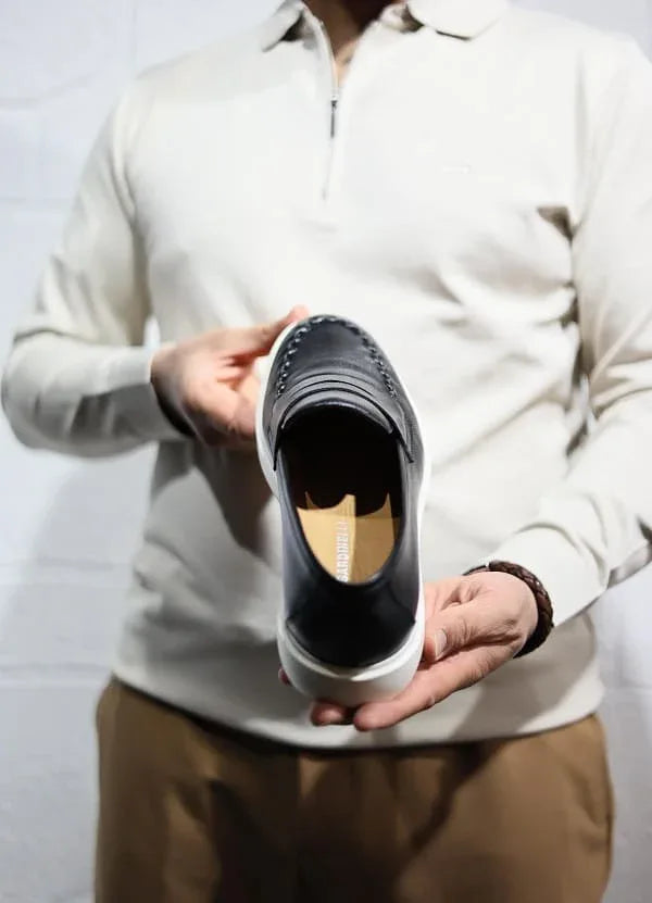 Wilson Black Penny Loafers