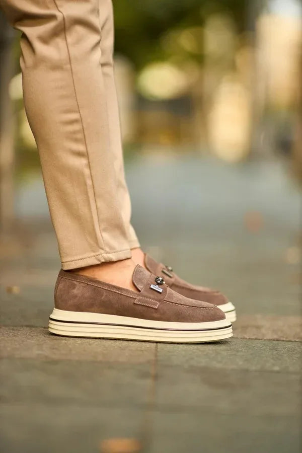 Wilson Gray Bit Loafers Suede